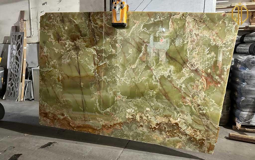 green onyx tai kho quangdieu stone
