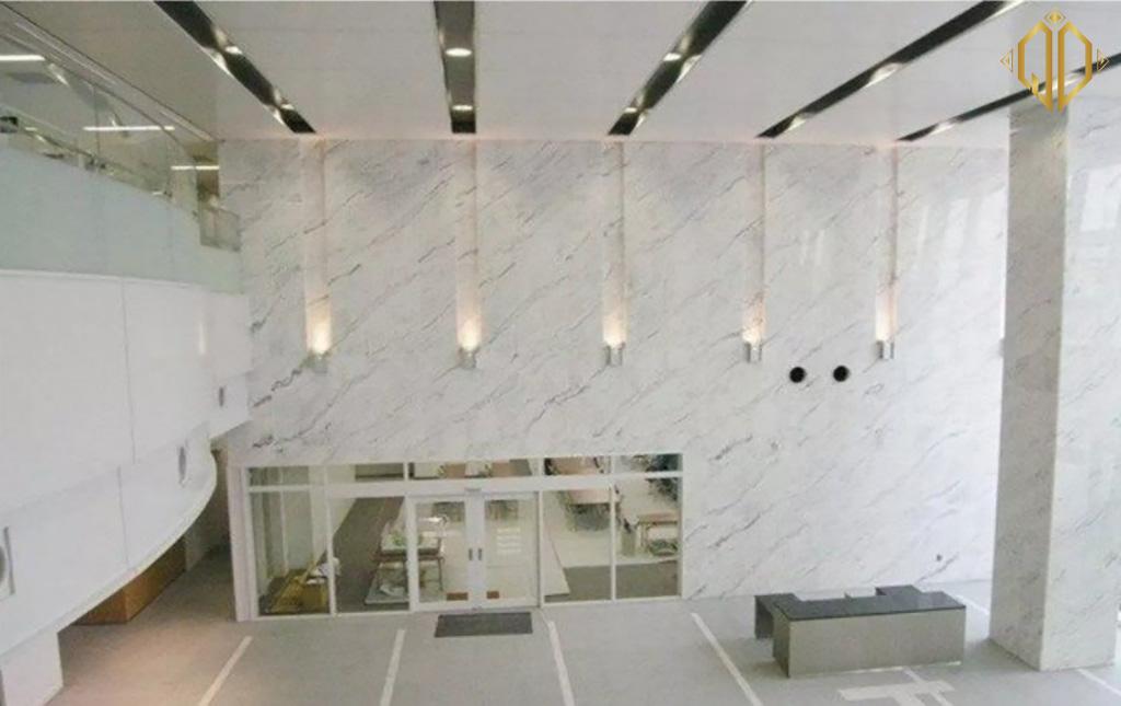 gx bianco carrara marble op lat tuong