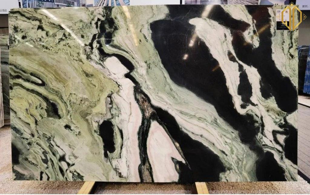 panda jade green marble