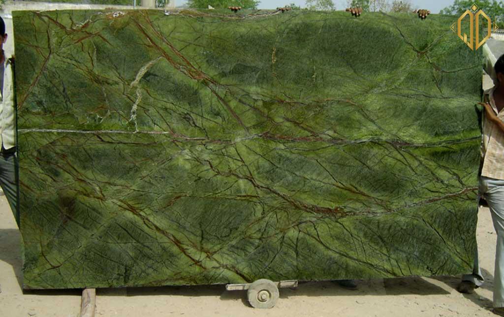 green rainforest marble quangdieu stone