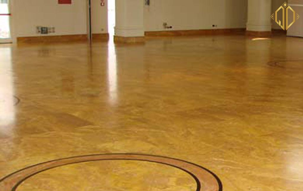 yellow travertine op lat san