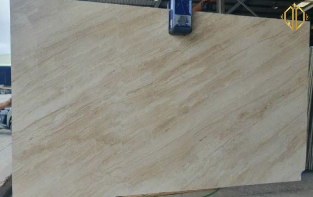 Diano Beige Marble slab tu nhien